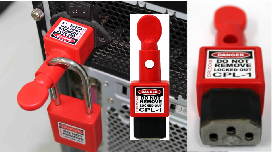 Computer Plug Lockout