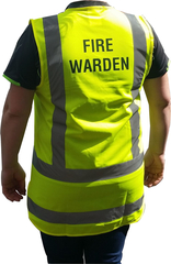 Fire Warden Hi Vis Safety Vest