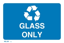 Recycle Glass Only Label 
