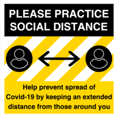 Please Practise Social Distance