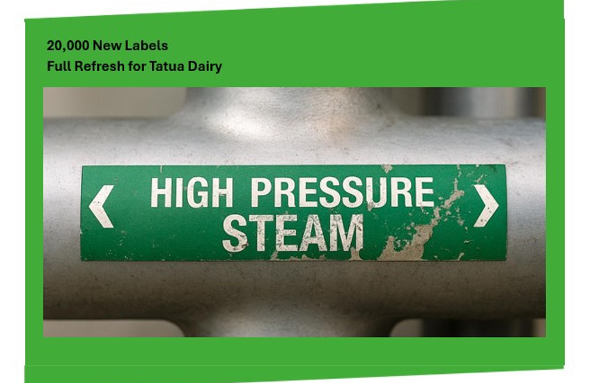 Full Refresh for Tatua Dairy Pipemarkers